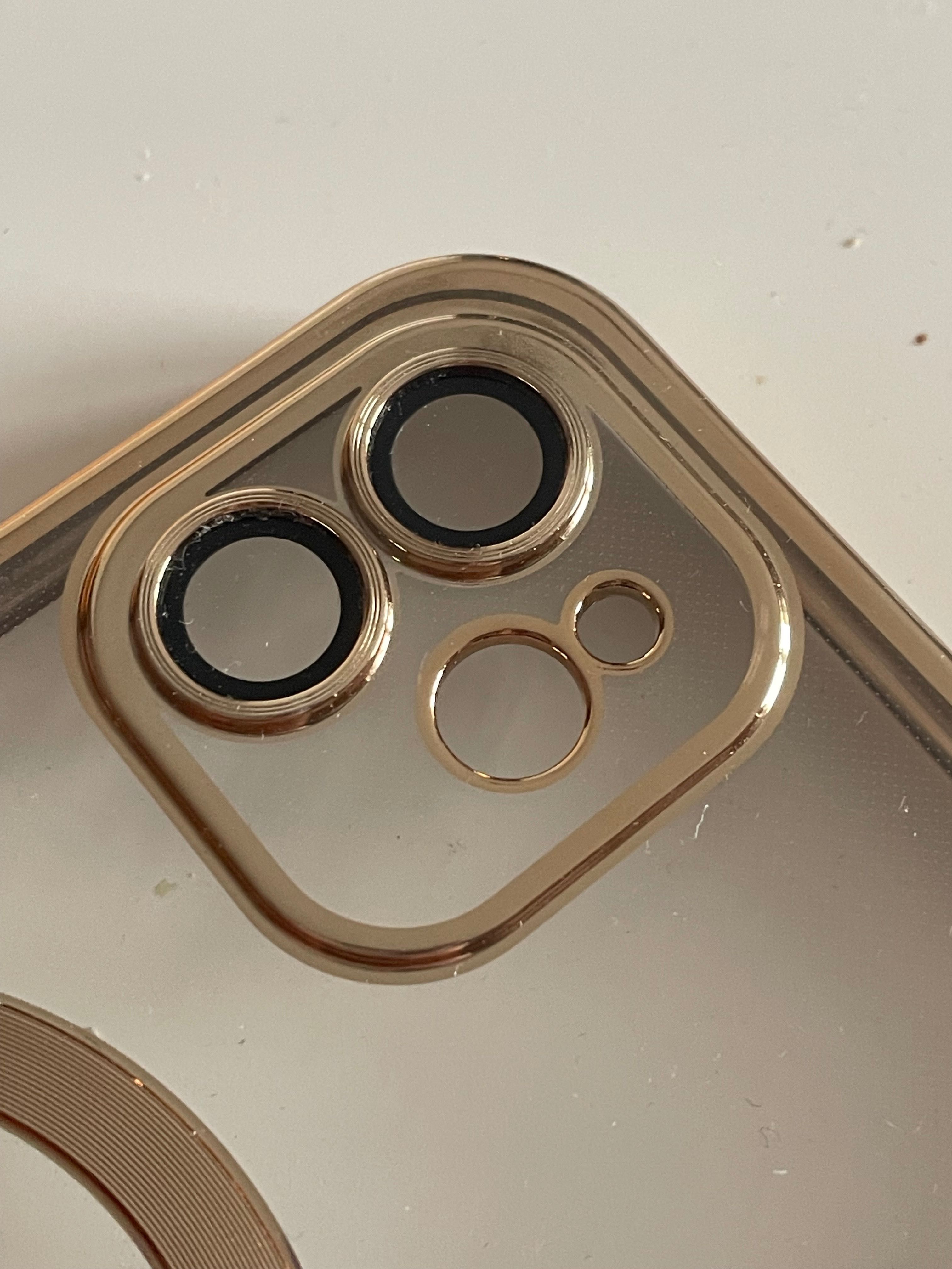 Złote etui IPhone 12 - Apple - magnetyczne , indukcyjne
