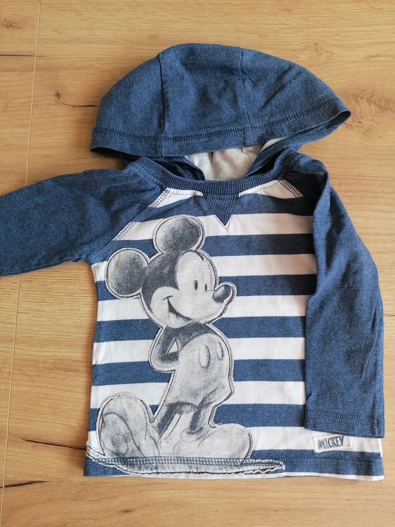 Bluza, bluzka, sweterek dla chłopca, 68/74 z kapturem, Disney