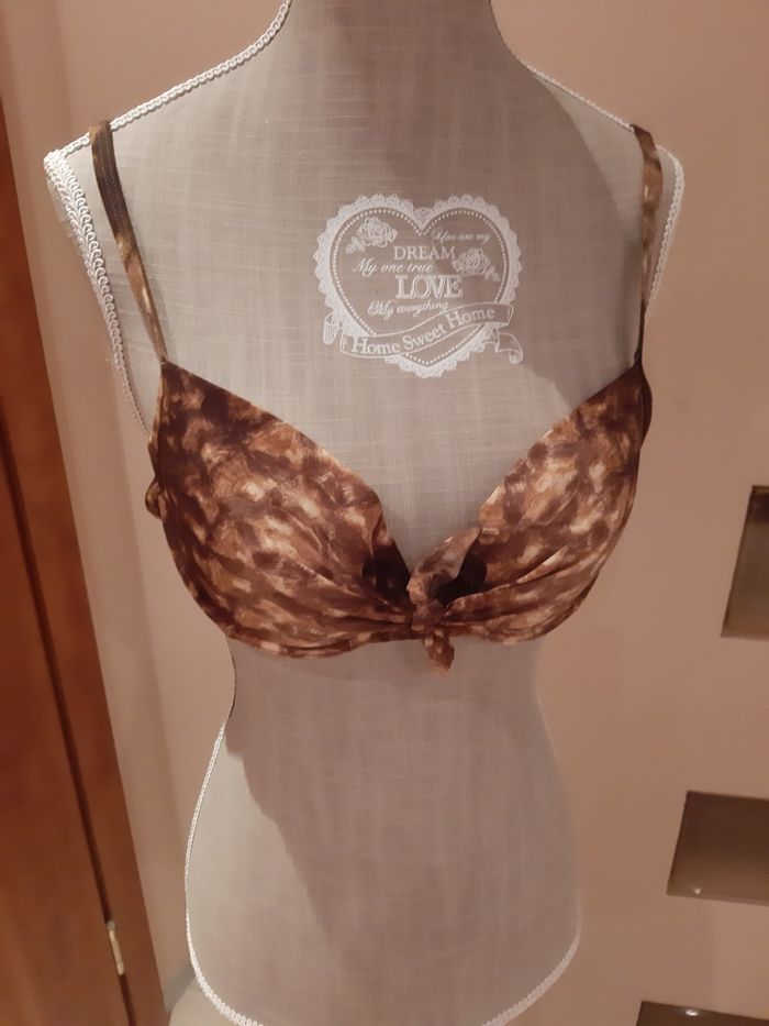 Bikini kostium góra Calzedonia panterka jakość 38 40 włoska