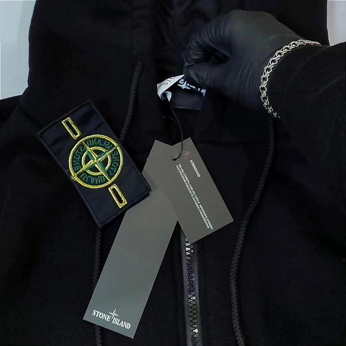Зіп-худі Stone Island//зіпка стон//стон айленд з патчем