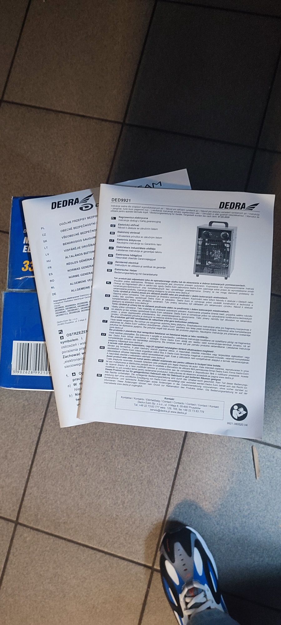 Nagrzewnica elektryczna DEDRA DED9921