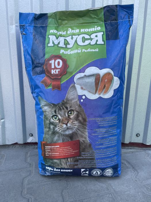 Корм для котів Муся, 10 кг