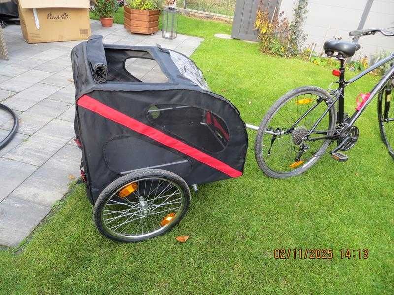 Przyczepka dla psa PawHut Przyczepka rowerowa