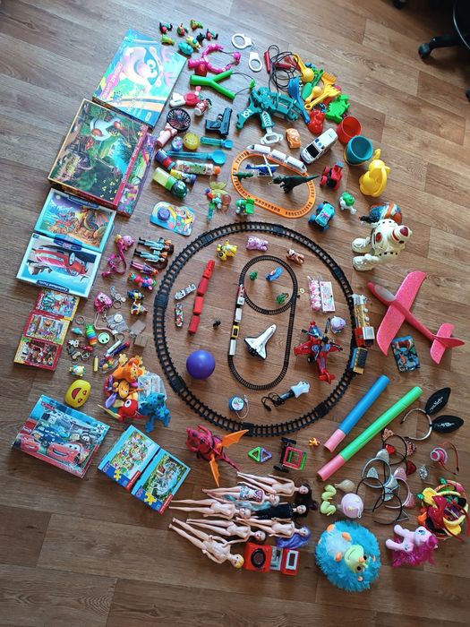Игрушки для мальчика и для девочки лотом Цена за всё Пакет Набор