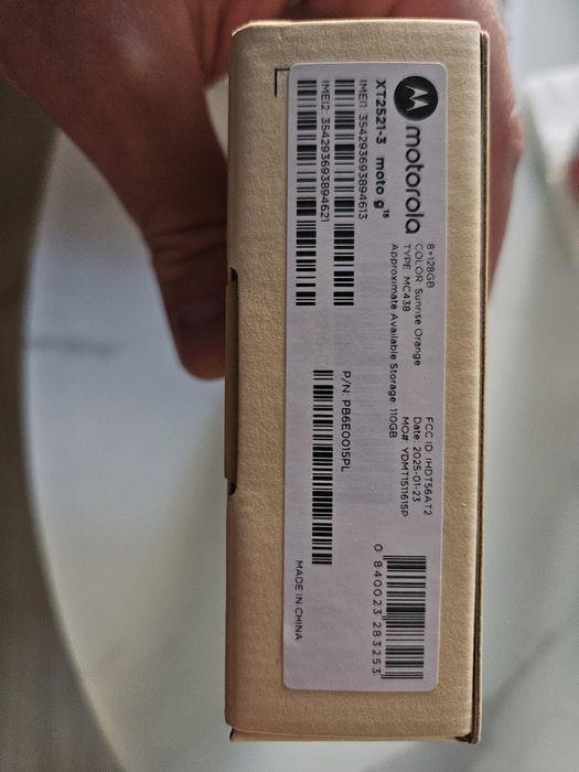 Motorola g15 pomarańczowa 8/128gb plomba bez locka GW24 miesiące