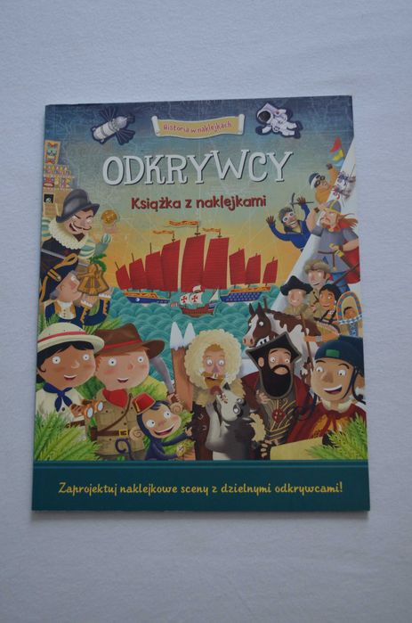 odkrywcy książka z naklejkami