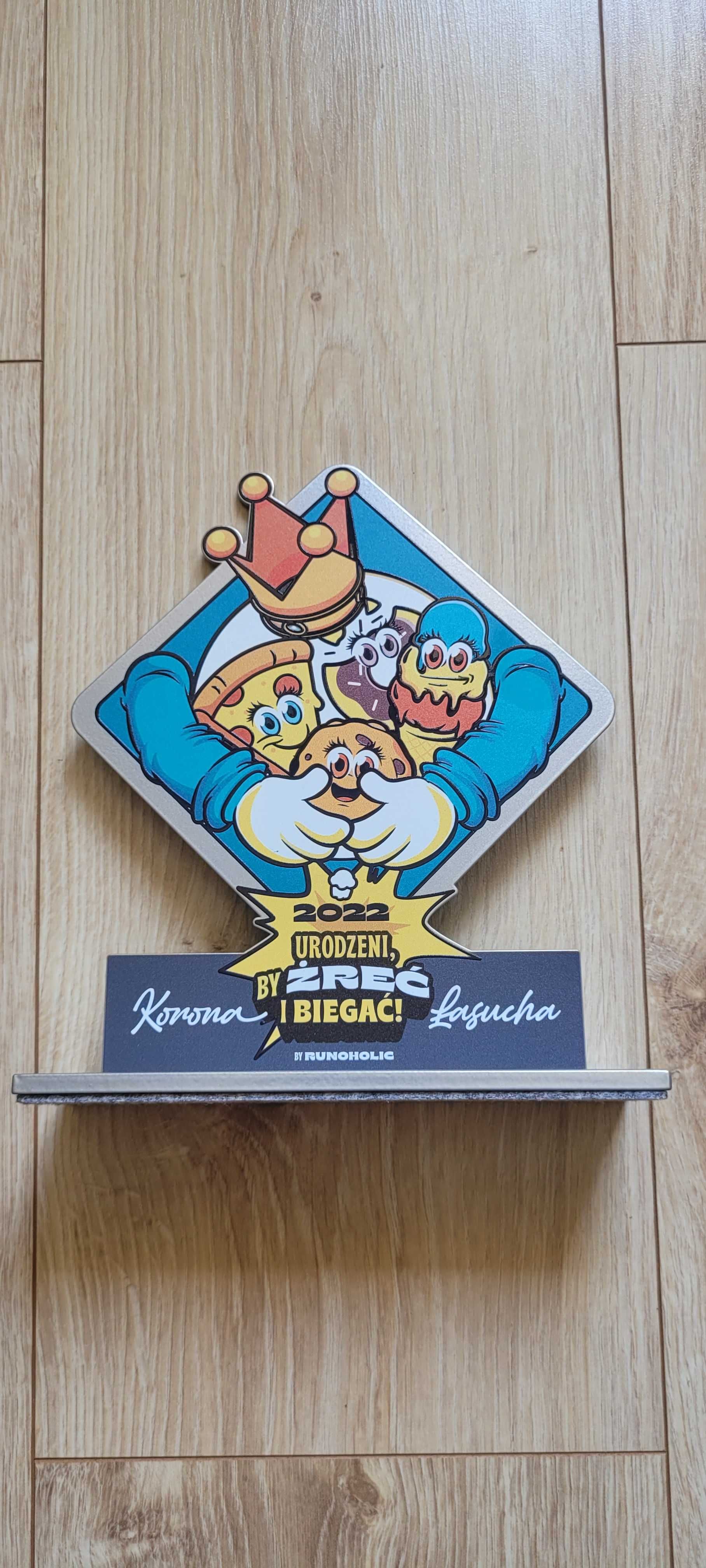 Statuetka / puchar / trofeum "Korona łasucha 2022" / sport, bieg