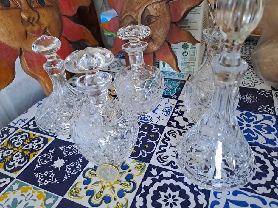 Frascos de perfume cristal