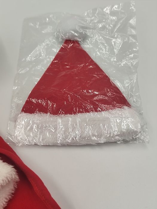 Strój świąteczny Mikołaj dla psa/kota  czapeczka