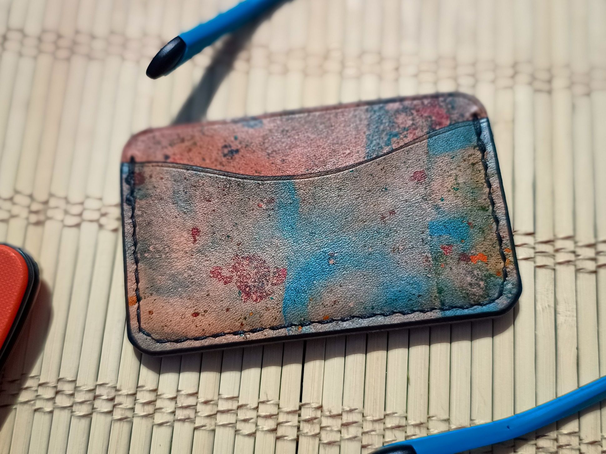 Borubar Skóroszyj - mini portfel / card holder