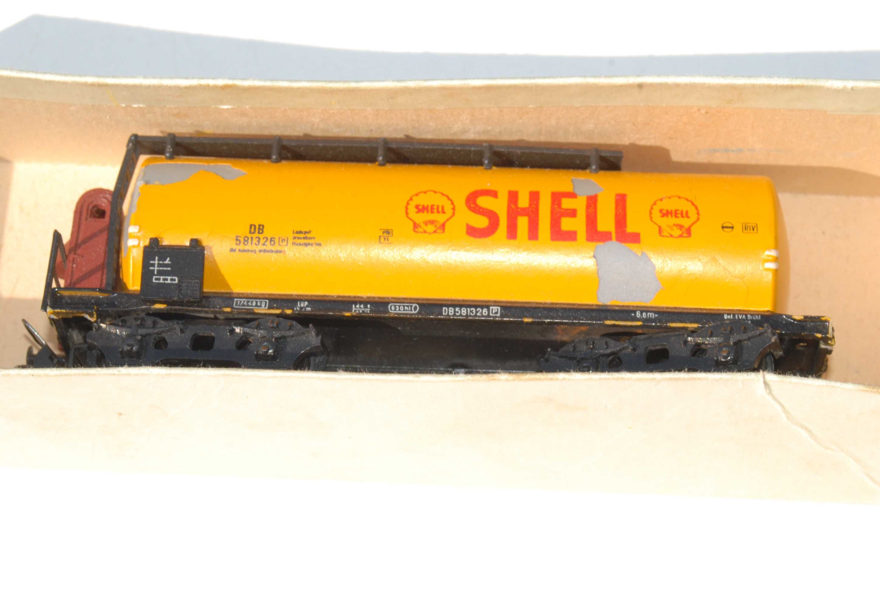 Stara zabawka wagon Cysterna Shell DB 581326  unikat kolekcjonerski