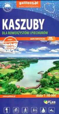 Mapa tur. - Kaszuby dla rowerzystów i piechurów