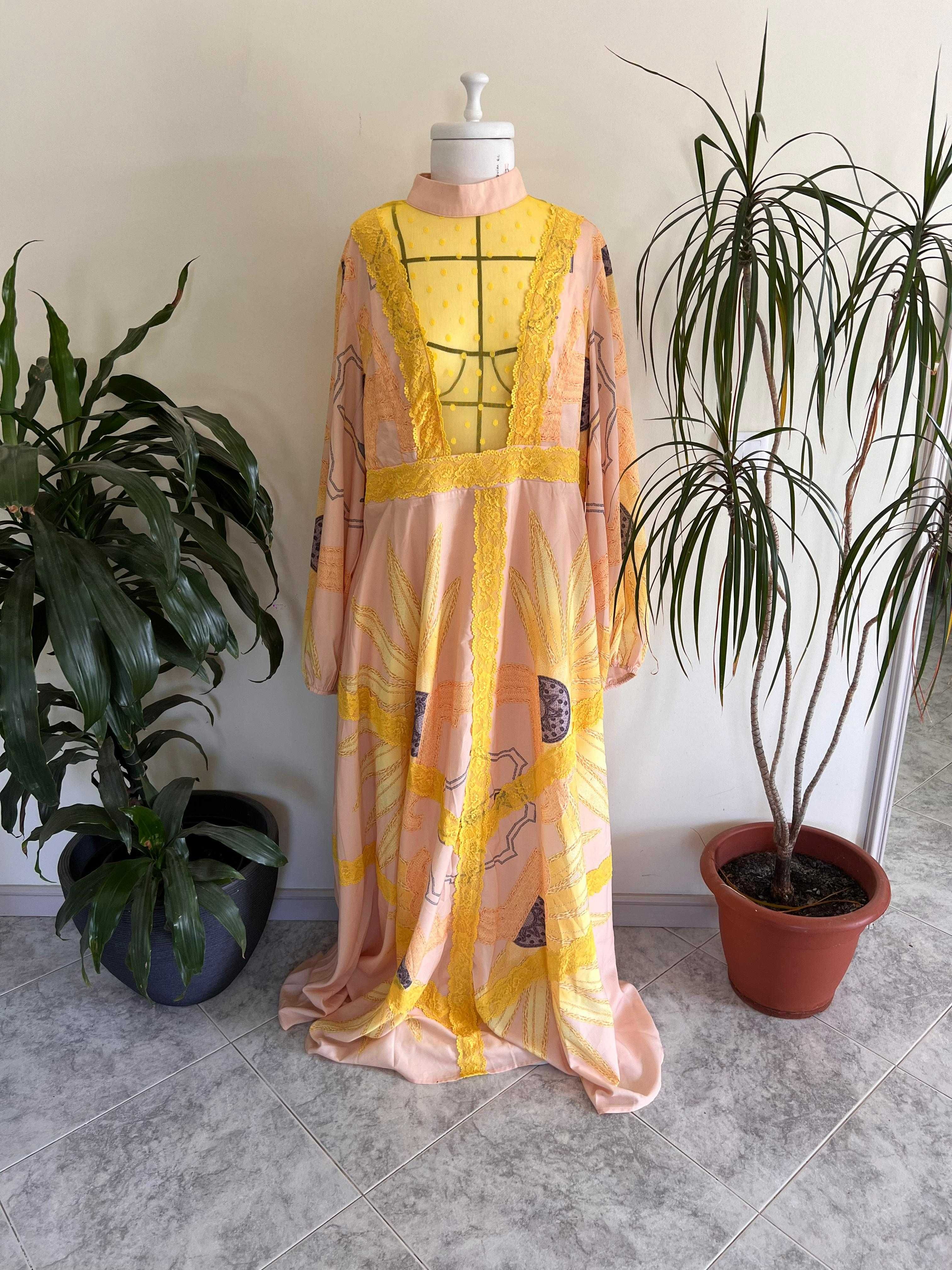 vestido comprido moderno