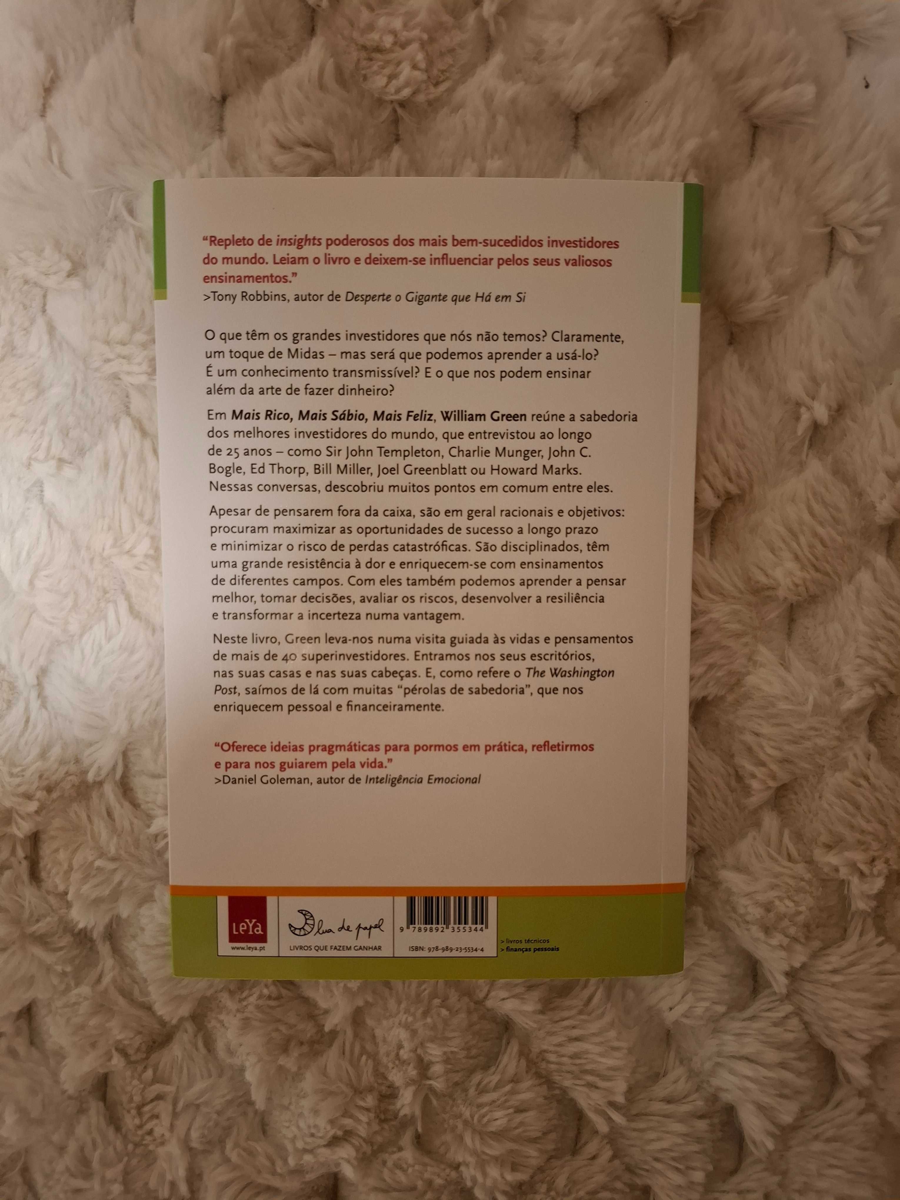Livro "Mais Rico Mais Sábio Mais Feliz"