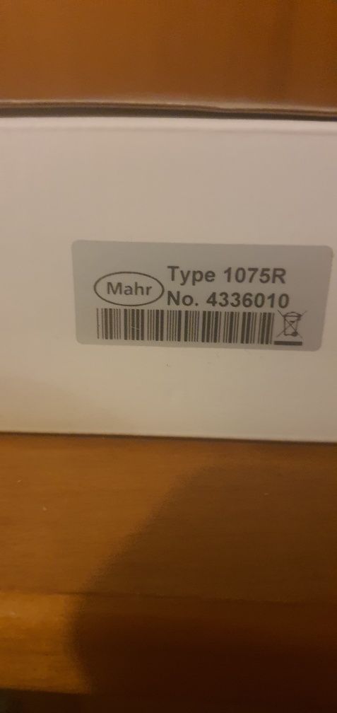 Czujnik zegarowy Mahr