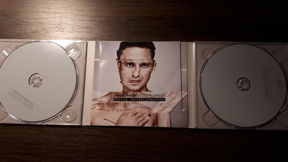 Płyta CD i DVD "gdzieś-po-między" Janusz Radek edycja kolekcjonerska