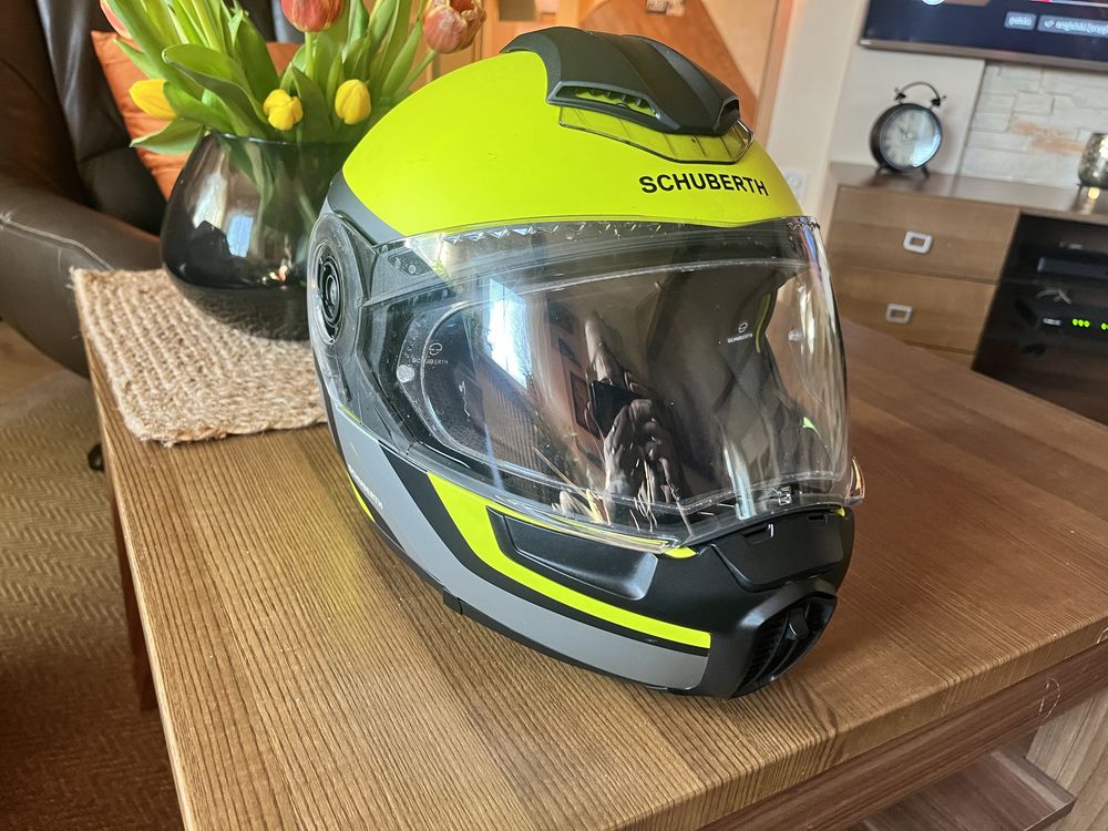 Kask schuberth E1 fluo, rozmiar M/57