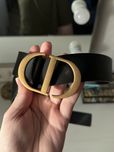оригінальний ремінь Dior пасок шкіра