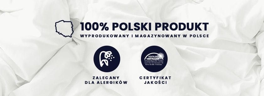 ZESTAW Kołdra antyalergiczna COTTON SHOP 160x200 cm+ 2x poduszka 70x80