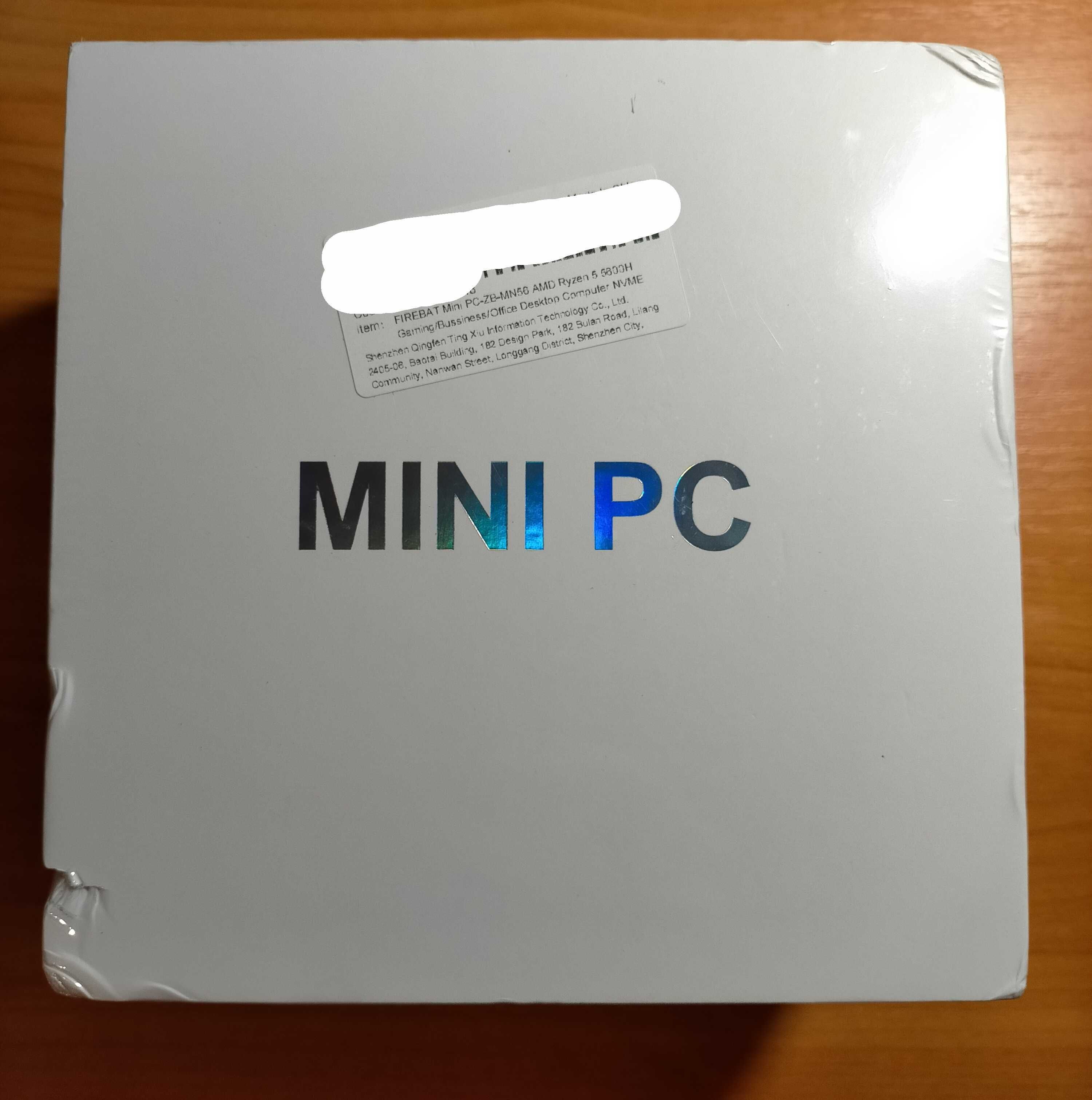 Mini PC AMD Ryzen 5 5600H Win 11 16GB DDR4 512GB SSD Nvme WIFI6 BT5.2