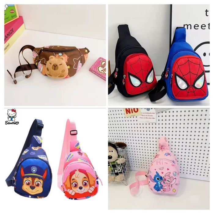 Бананка Ліло і Стіч, людина павук, капібара, щенячий патруль