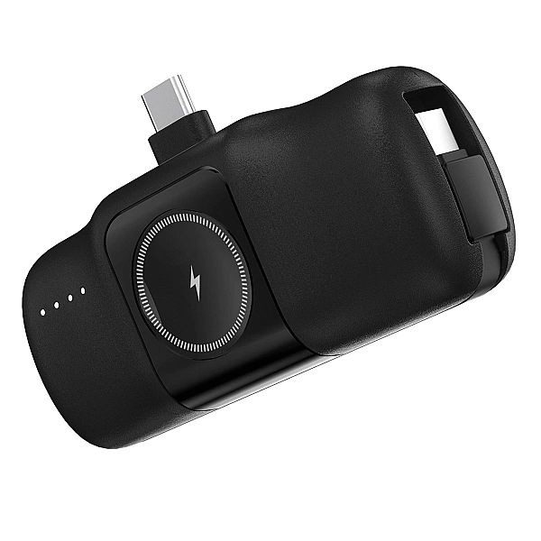 Mini powerbank Wozinsky WF16-YCS 5000mAh 15W USB-C z wbudowanym kablem