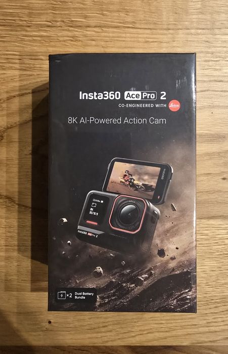 Insta360 Ace Pro2 Kamera Sportowa Dwie Baterie Nie GoPro DJI Action