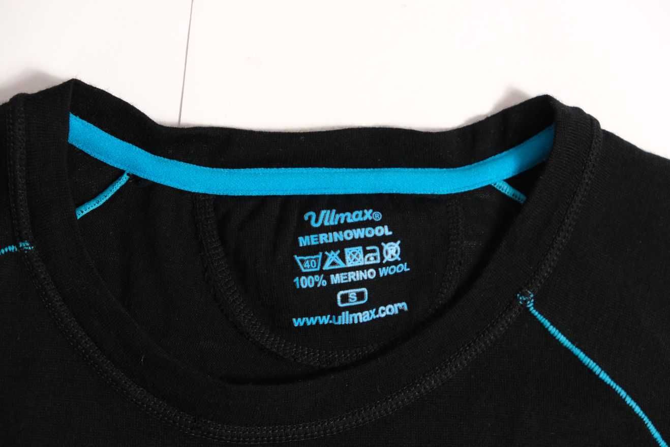Ullmax, damska koszulka z wełny merino, S