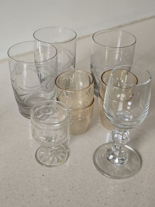 Komplet kieliszki literatki