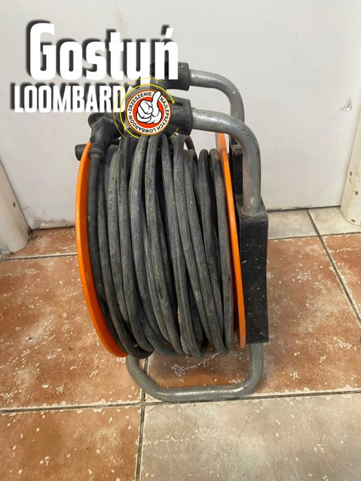 Od Lombard Gostyń Przedłużacz Bębnowy BUDOWLANY 3-gniazda 40m IP44