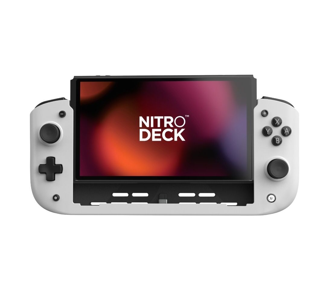 Nakładka Crkd Nitro Deck WHITE EDITION na Nintendo Switch /OLED biała