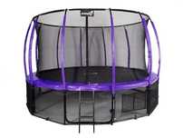 Trampolina Ogrodowa 487cm/16ft fioletowa Maxy Comfort Plus Z Wewnętrzn