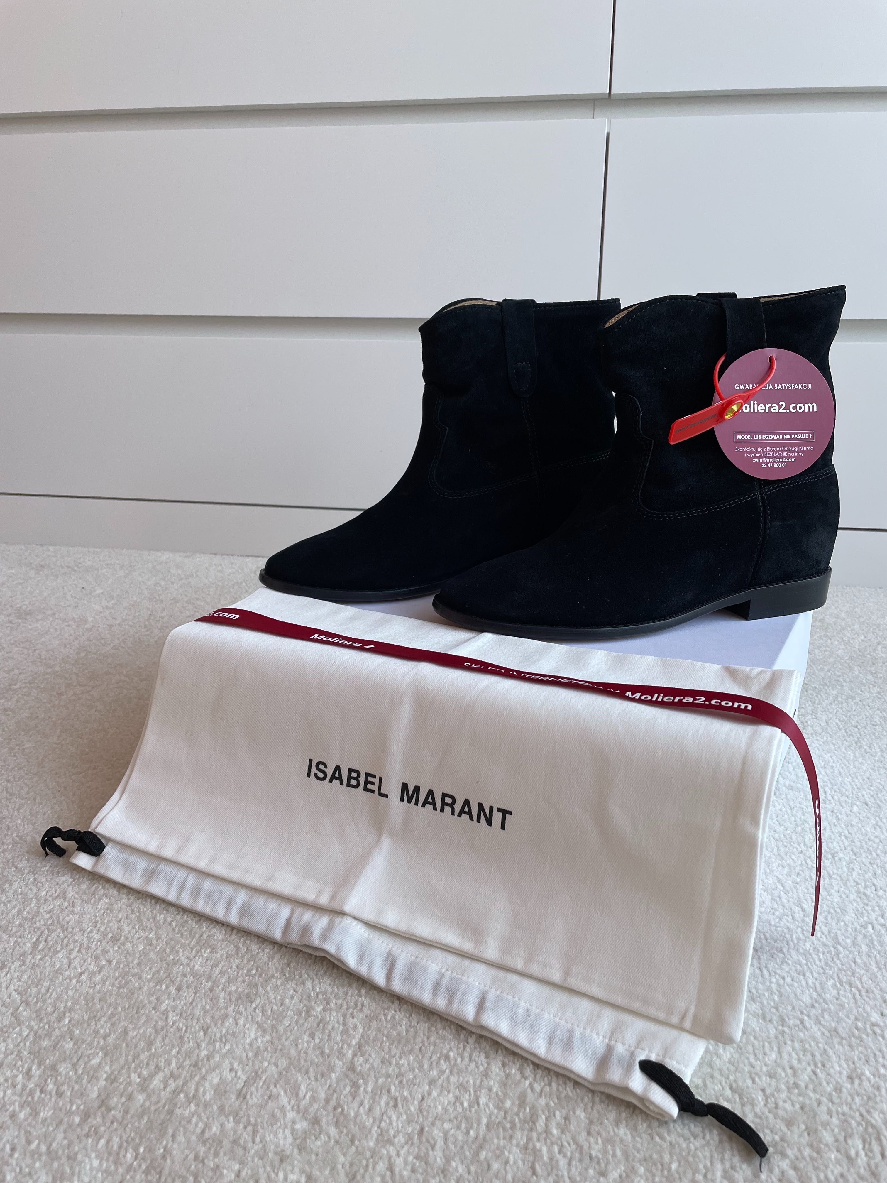 Isabel Marant Botki Crisi 41 kupione na Moliera2 Buty