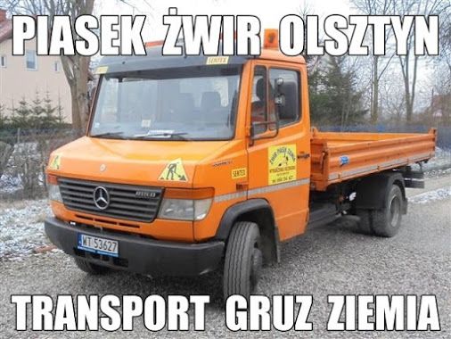 piach piasek płukany Olsztyn sprzedaż transport piasku płukanego