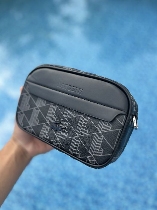 Сумка Lacoste monogram Чоловіча Сумка Лакоста