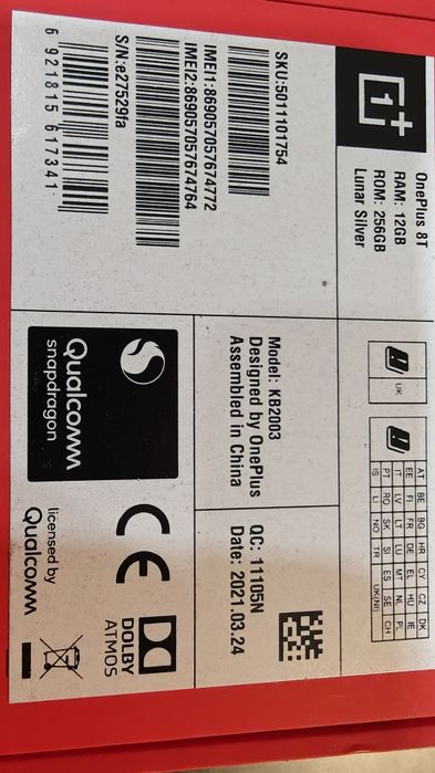 Telemóvel OnePlus 8T