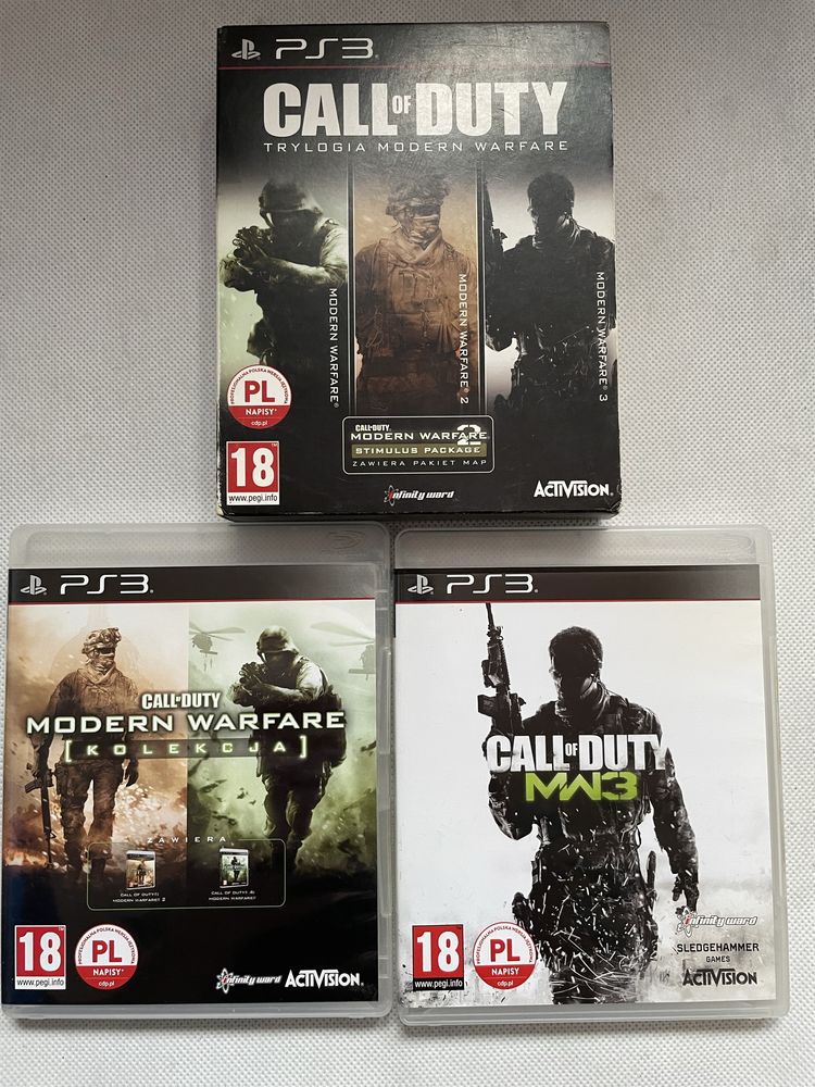 Call Of Duty Trylogia Modern Warfare na PS3