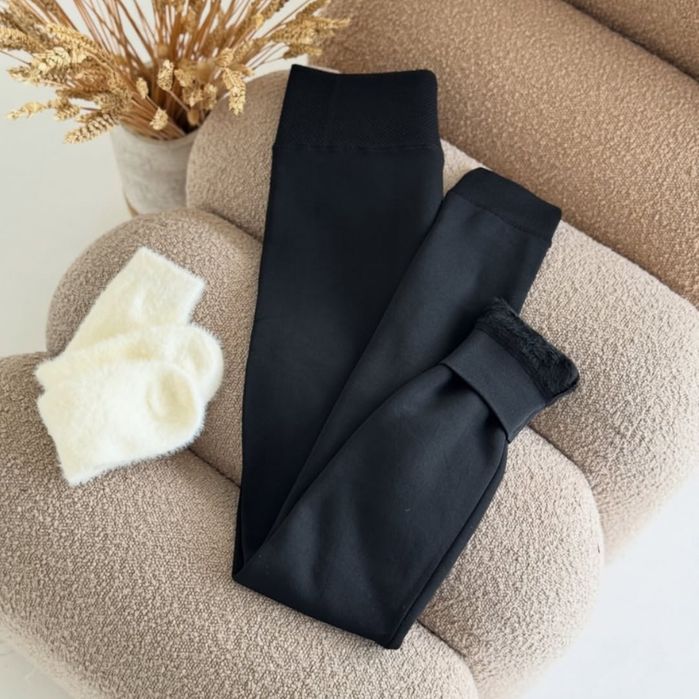 Лосіни на щільному хутрі теплі гладкі