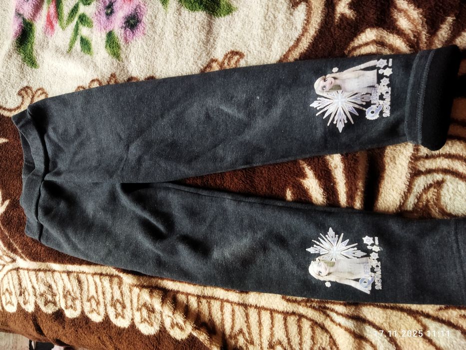 Теплі лосіни на дівчинку 134-140р