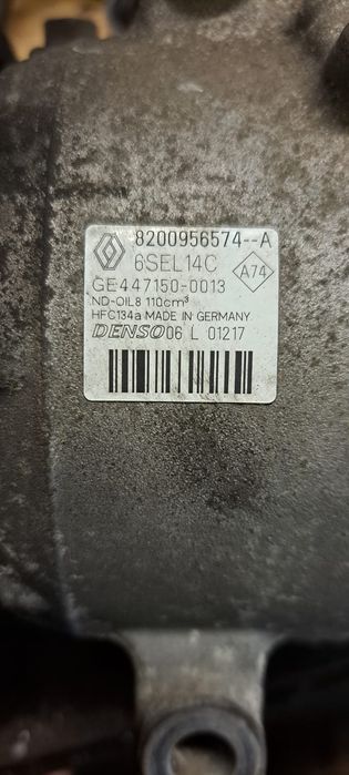 Sprężarka klimatyzacji scenic 3 1.9 dCi 131