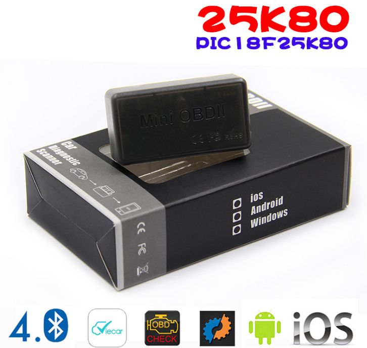 Сканер диагностика OBD2 1.5 блютуз айфон 4.0 PIC18F25K80 IOS/ANDROID