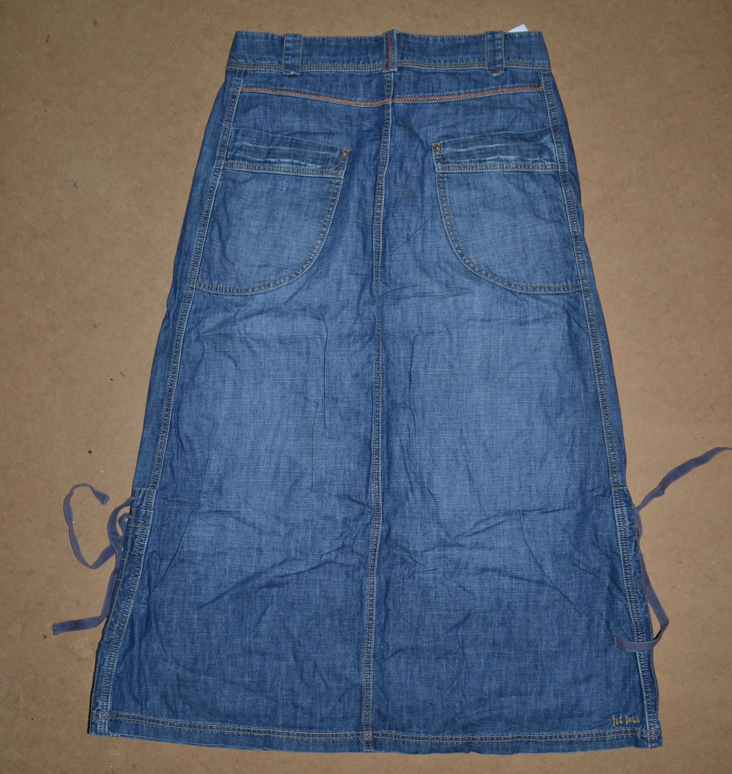 404^ Fat Face sportowa spódnica cienki jeans 36/38