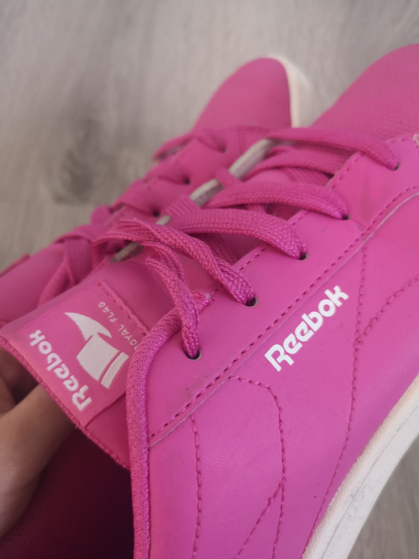 Rozowe reeboki adidasy sneakersy r. 37