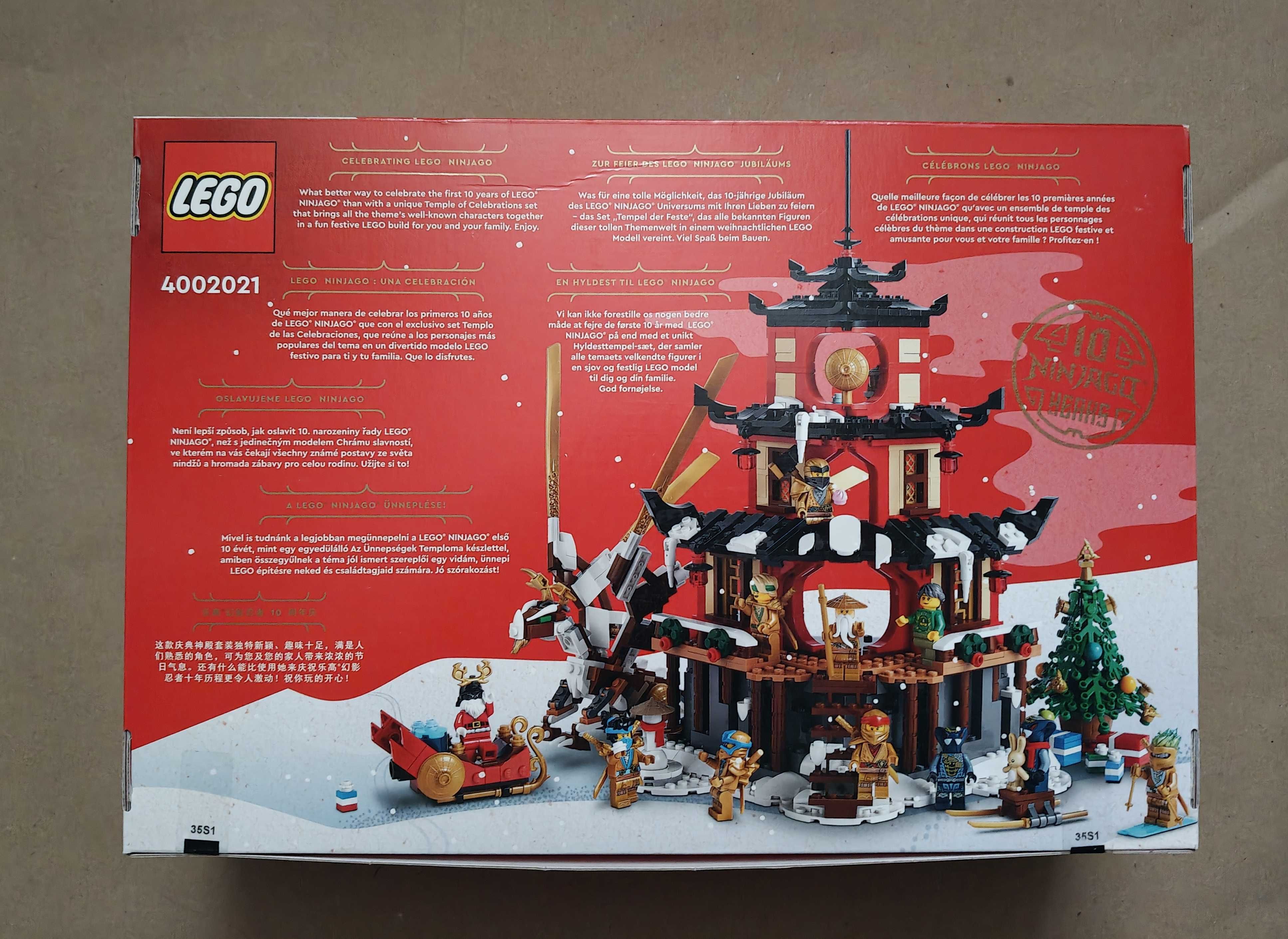 LEGO 400.2021 Ninjago - Świątynia Uroczystości