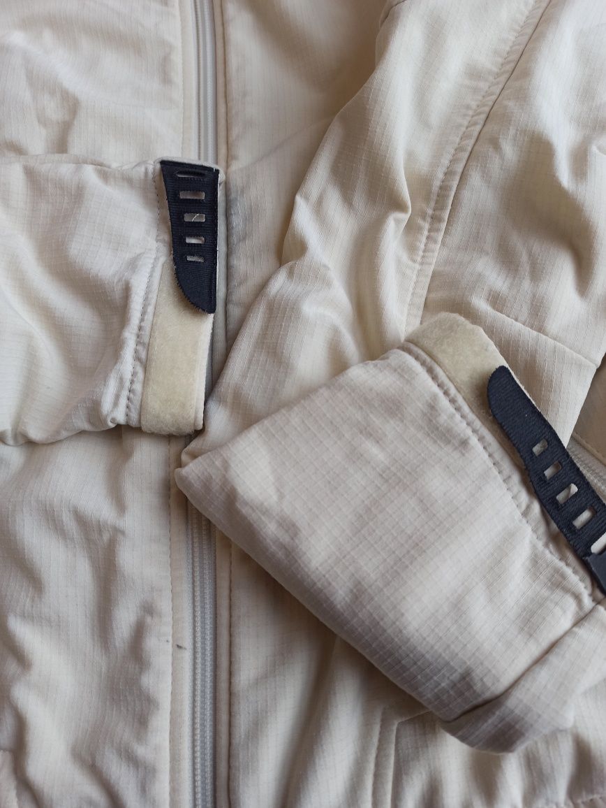 Bergans Melbu kurtka Softshell z kapturem rozmiar XS kolor kremowy