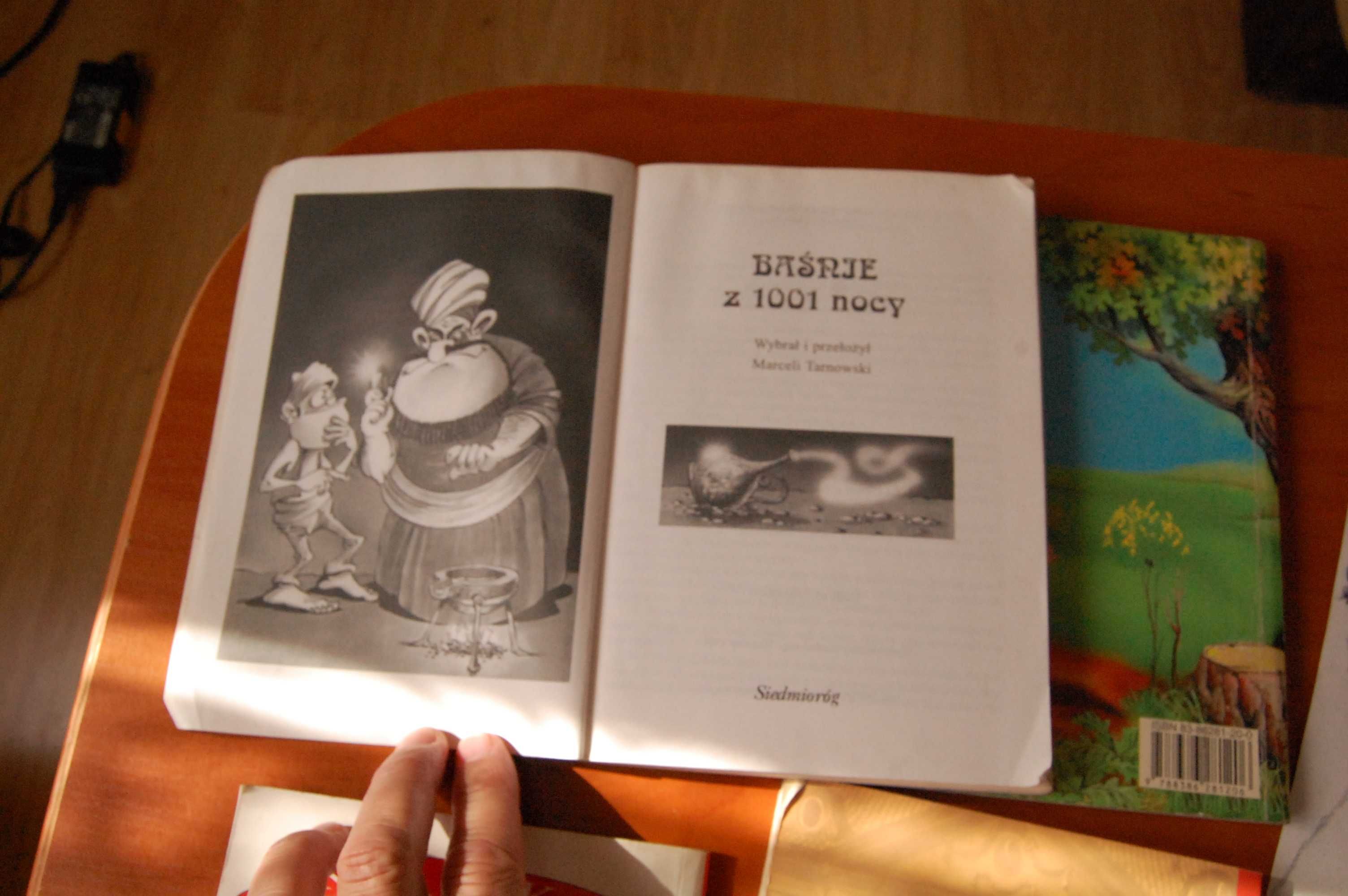 Bajki, Baśnie. Książki dzieciństwa.5 sztuk.Piękne ilustracje.