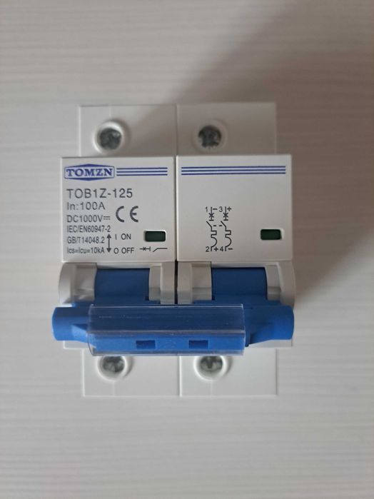 Автомат постійного струму Tomzn 2P 100A