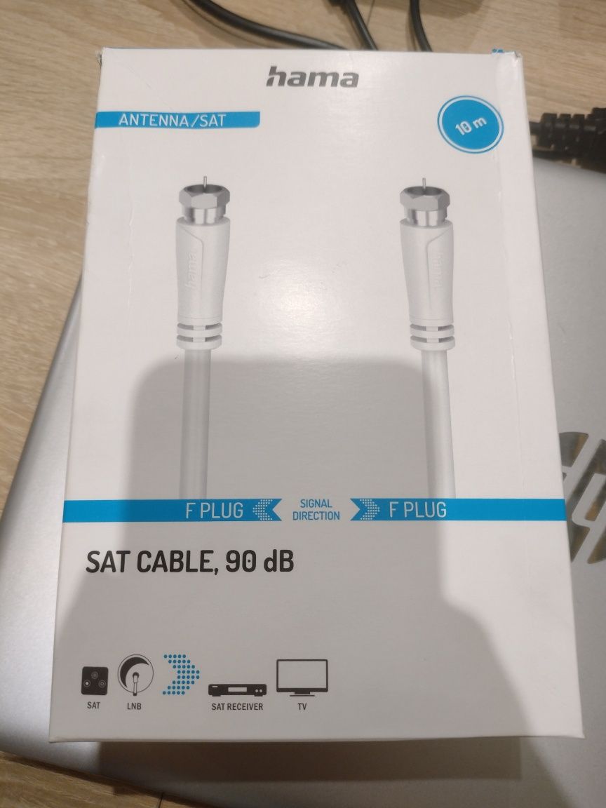 Kabel antenowy, przewód TV ,Sat ,Lnb 10m