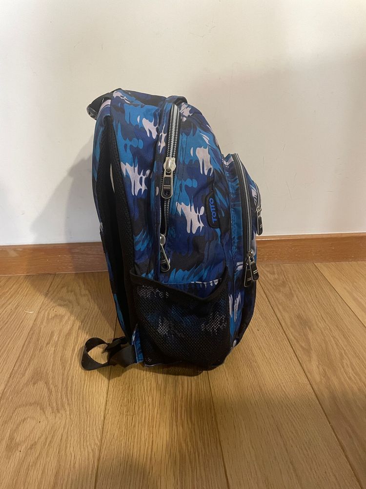 Mochila totto azul