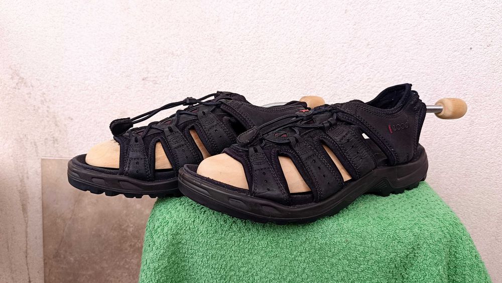Męskie sandały trekkingowe ECCO r.44 skóra stan bardzo dobry